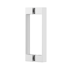 Square Double Pull Shower Handle White