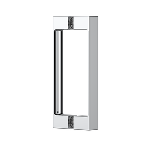 Square Double Pull Shower Handle Polished Chrome