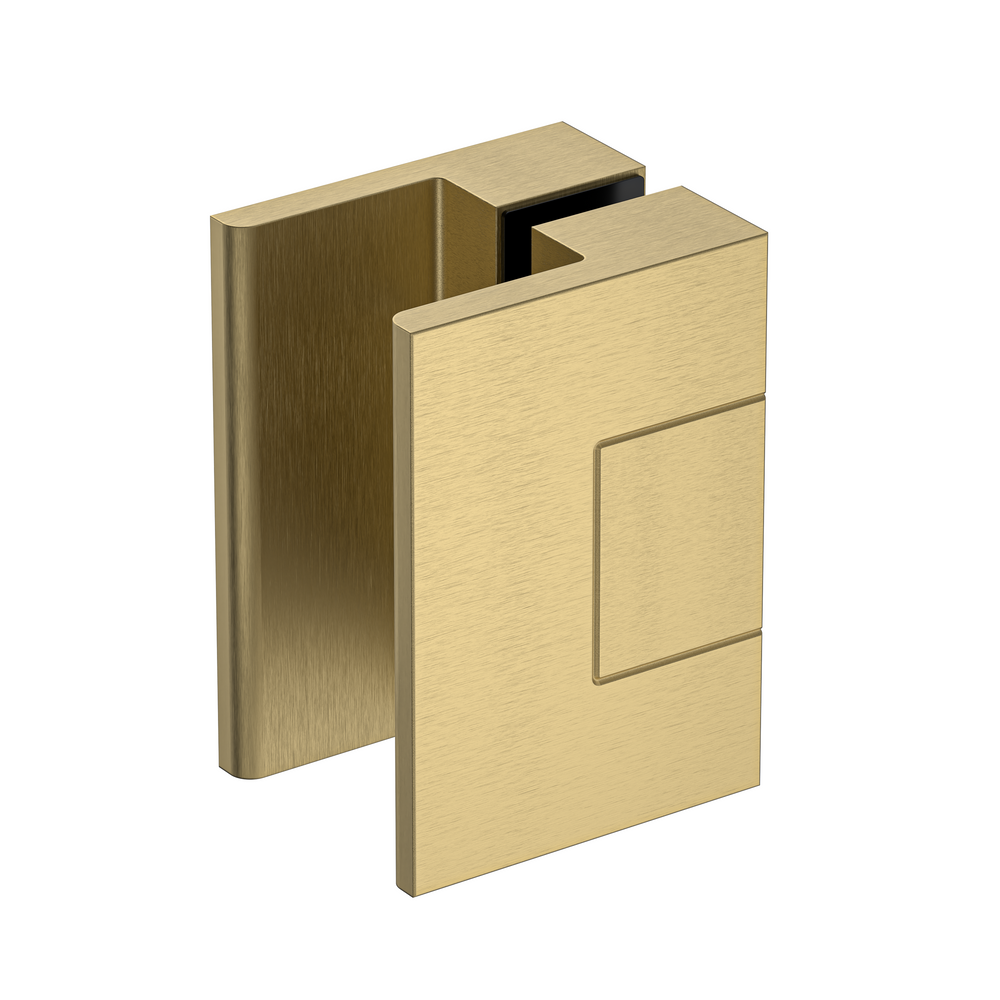 Statesman Shower Door Handle Soft Gold Brushed
