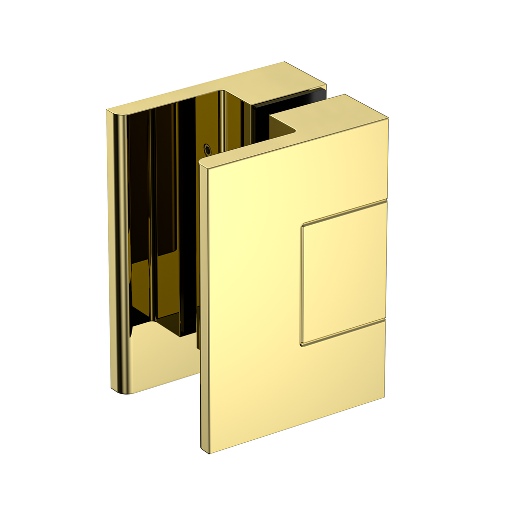 Statesman Shower Door Handle Polished Gold