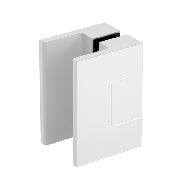 White shower door handle 