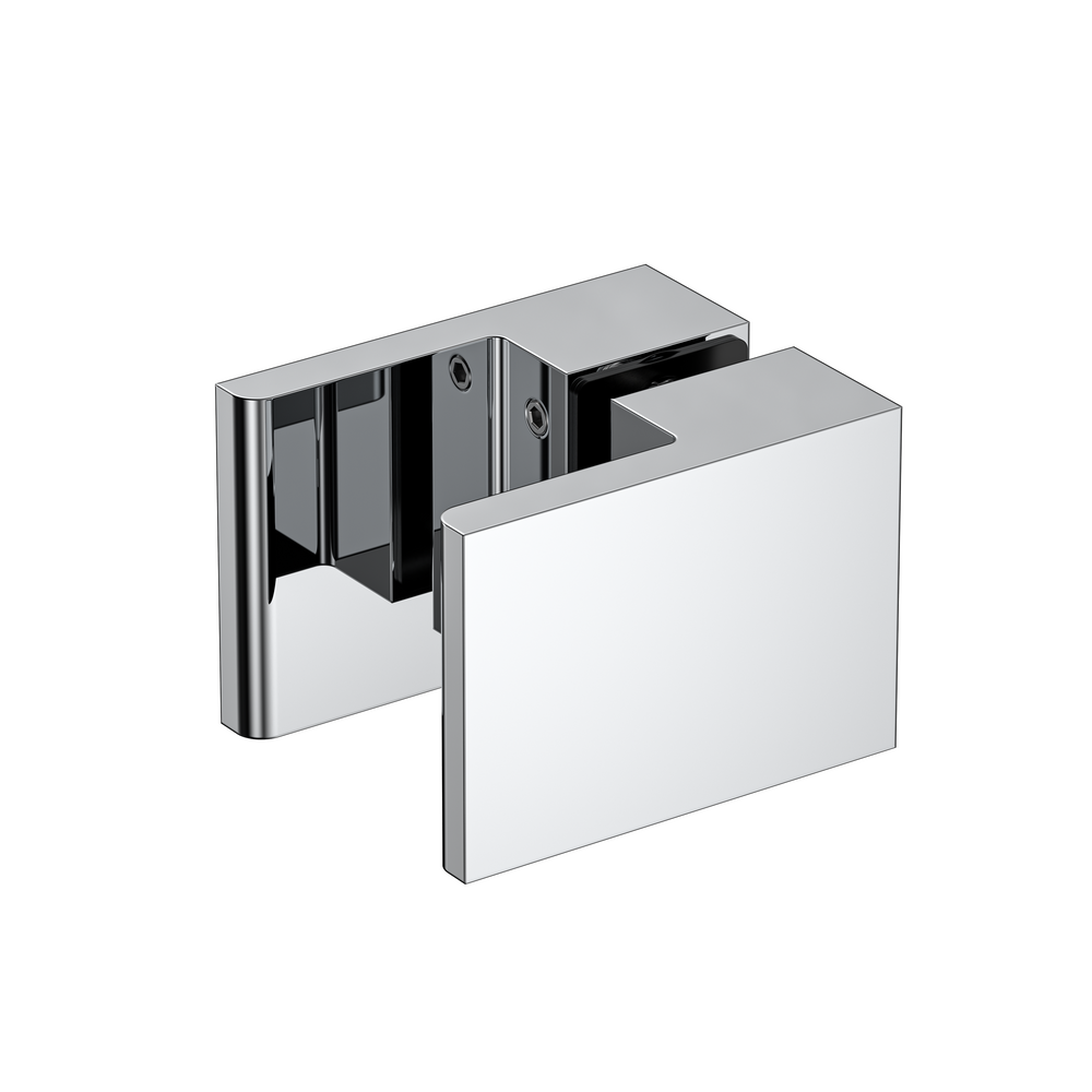 polished chrome shower door handle 
