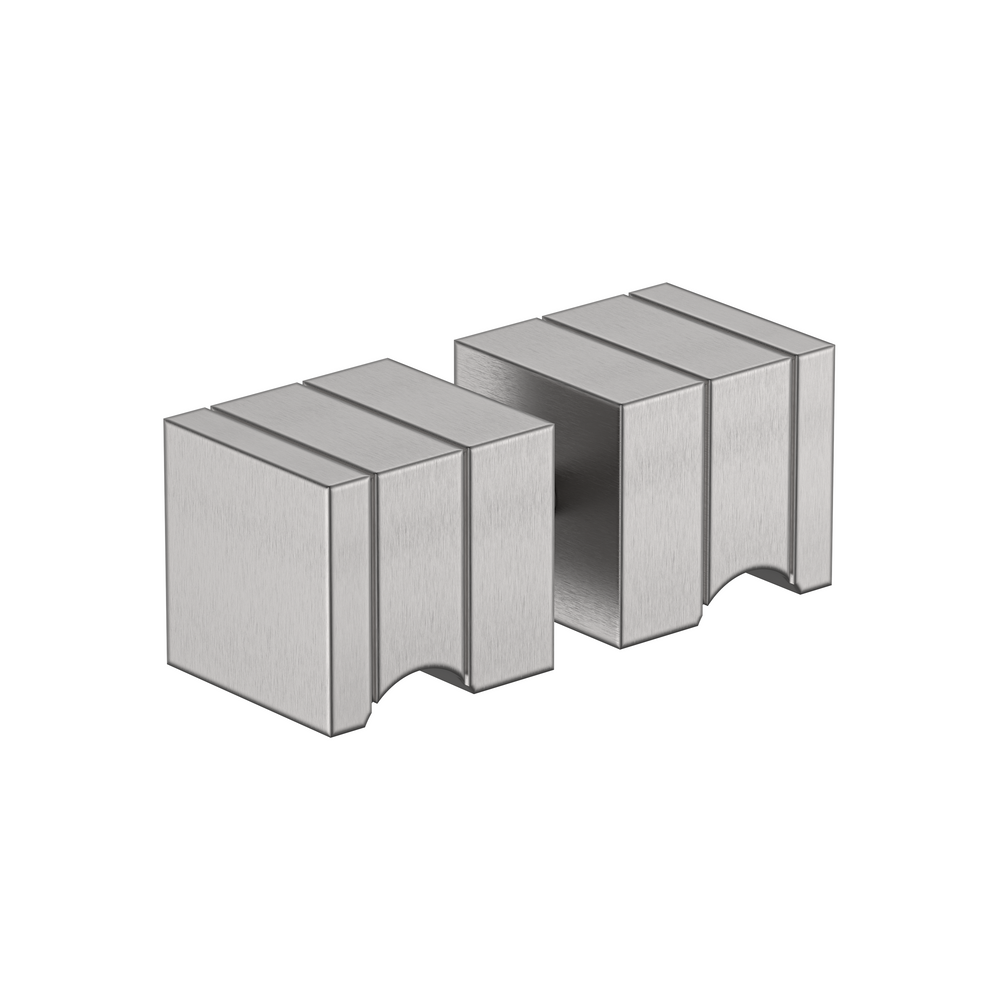 Square Door Knob Satin Nickel