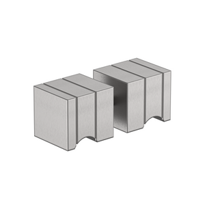 Square Door Knob Satin Nickel