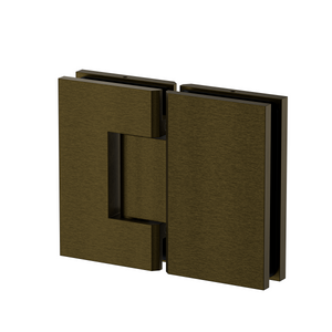Stealth Glass to Glass 180 Degree Hinge Antique Brass