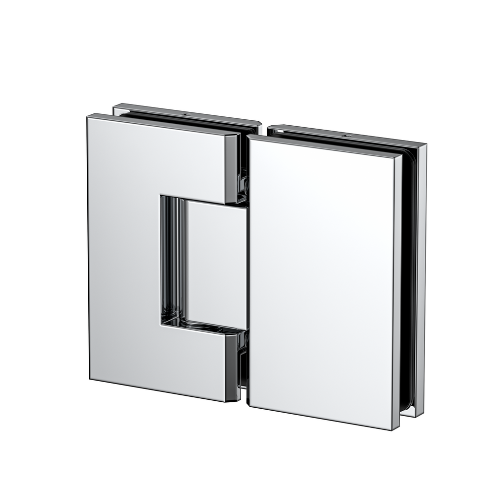Stealth Glass to Glass 180 Degree Hinge Polished Chrome