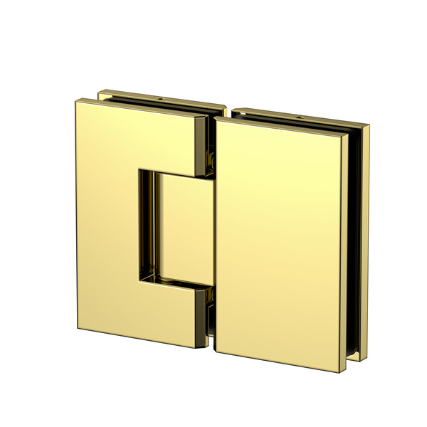 Stealth Glass to Glass 180 Degree Hinge Polished Gold