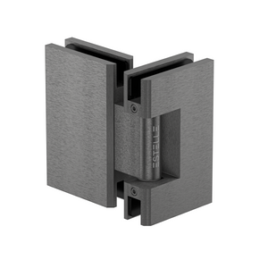 Stealth Glass to Glass 180 Degree Hinge Brushed Gun Metal