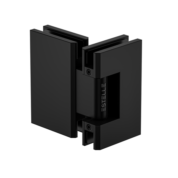 Stealth Glass to Glass 180 Degree Hinge Matte Black
