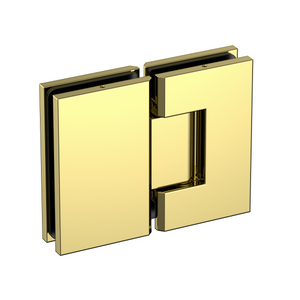 Stealth Glass to Glass 180 Degree Hinge Polished Gold