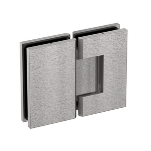 Stealth Glass to Glass 180 Degree  Hinge Satin Nickel