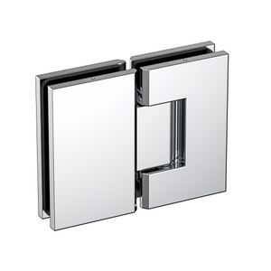 Stealth Glass to Glass 180 Degree Hinge Polished Chrome