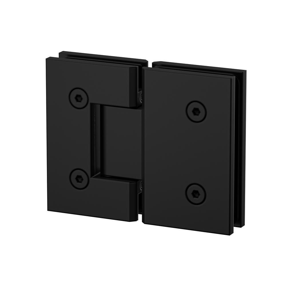 180 degree glass to glass hinge matte black