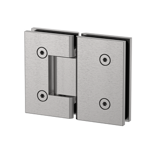 Boston Glass to Glass 180 Degree Hinge Satin Nickel