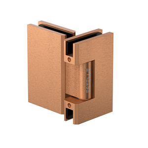 Boston Glass to Glass 180 Degree Hinge Brushed Rose Gold