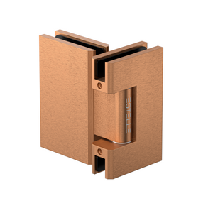 Boston Glass to Glass 180 Degree Hinge Brushed Rose Gold