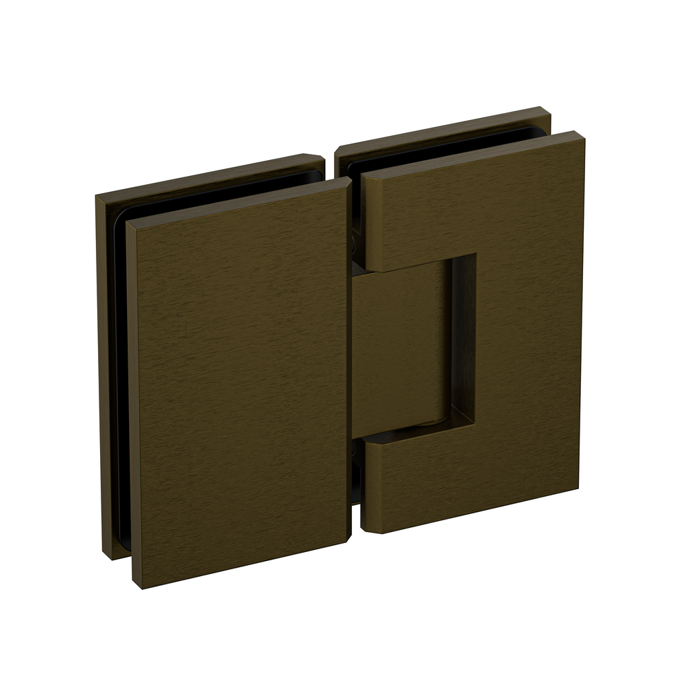 Boston Glass to Glass 180 Degree Hinge Antique Brass