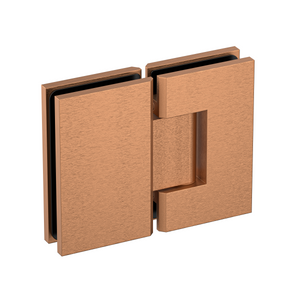 Boston Glass to Glass 180 Degree Hinge Brushed Rose Gold