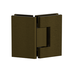 Stealth Glass to Glass Hinge 135 Degree Hinge Antique Brass
