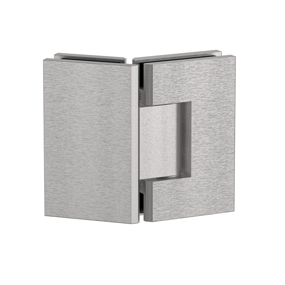 Stealth Glass to Glass 135 Degree Hinge Satin Nickel