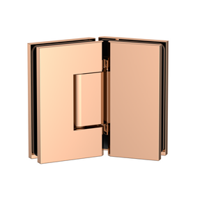 Stealth Glass to Glass 135 Degree Hinge Polished Rose Gold