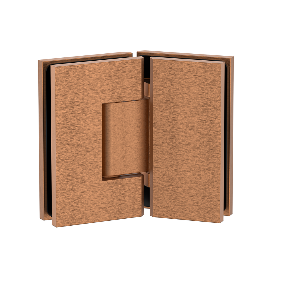 Stealth Glass to Glass 135 Degree Hinge Brushed Rose Gold