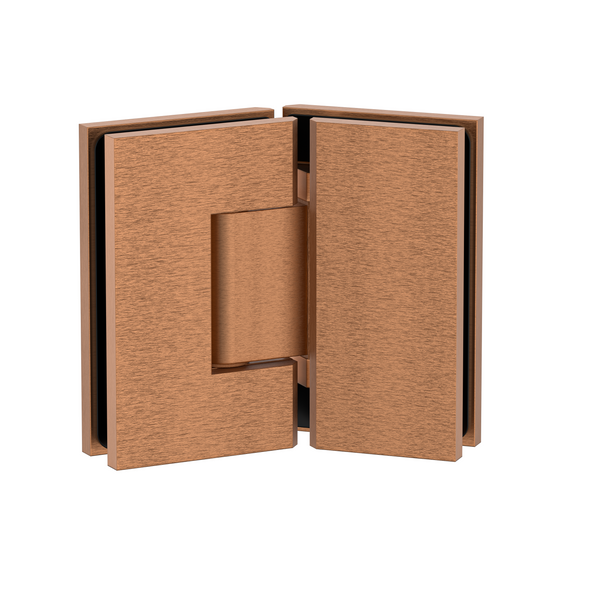 Stealth Glass to Glass 135 Degree Hinge Brushed Rose Gold