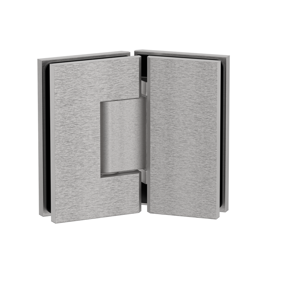 Stealth Glass to Glass 135 Degree Hinge Satin Nickel