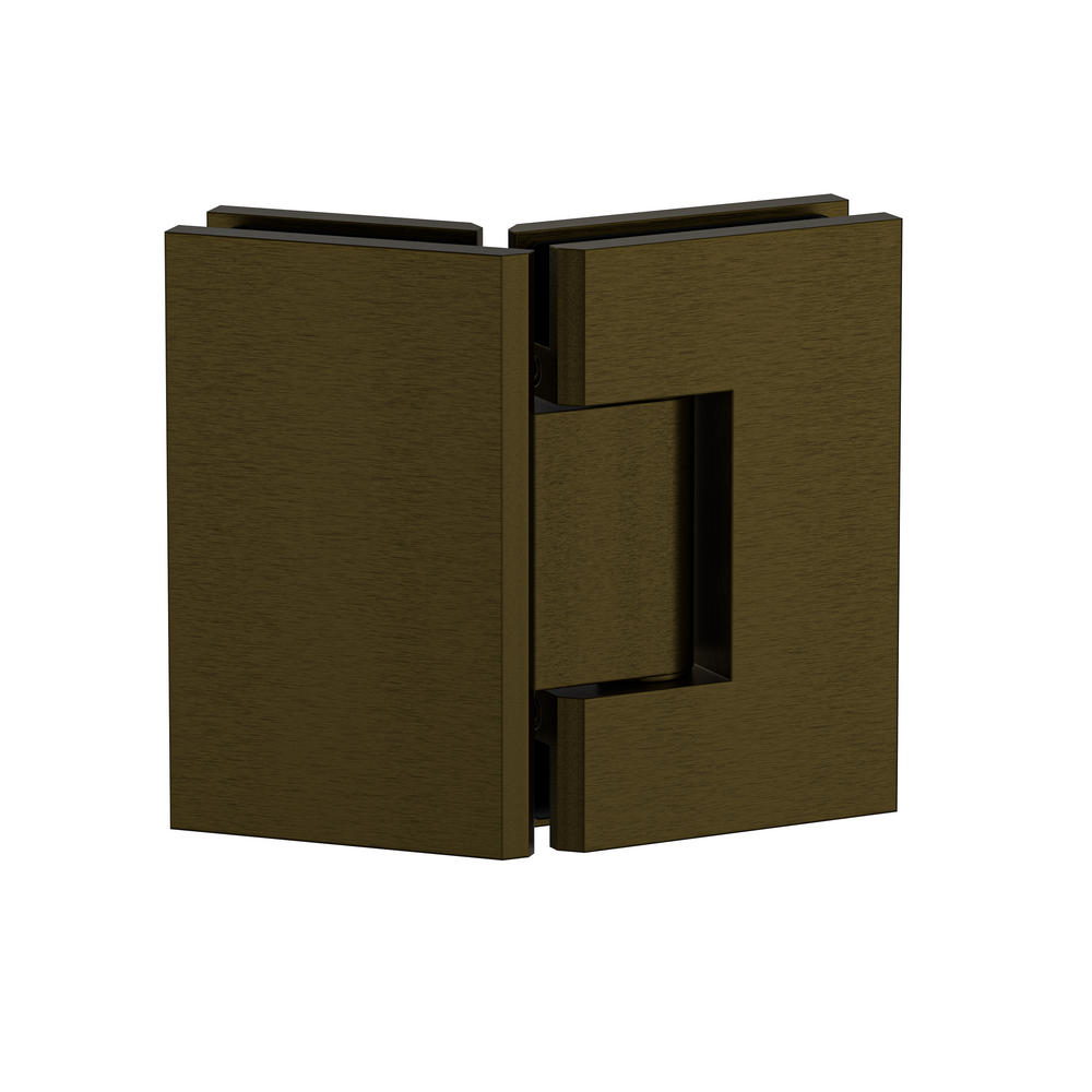 Boston Glass to Glass 135 Degree Hinge Antique Brass