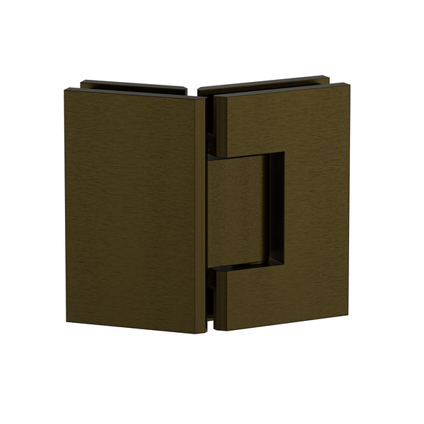 Boston Glass to Glass 135 Degree Hinge Antique Brass