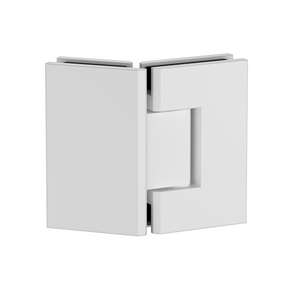 Boston Glass to Glass 135 Degree Hinge White