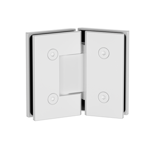 Boston Glass to Glass 135 Degree Hinge White