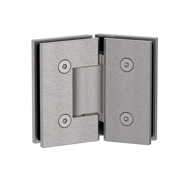 Boston Glass to Glass 135 Degree Hinge Satin Nickel