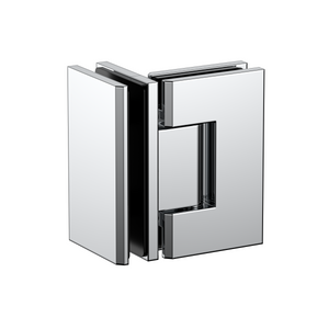 Stealth Glass to Glass 90 Degree Hinge Polished Chrome
