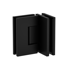 Stealth Glass to Glass 90 Degree Hinge Matte Black