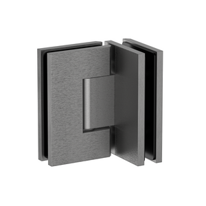 Stealth Glass to Glass 90 Degree Hinge Brushed Gun Metal