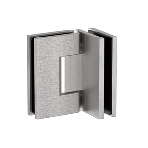 Stealth Glass to Glass 90 Degree Hinge Satin Nickel