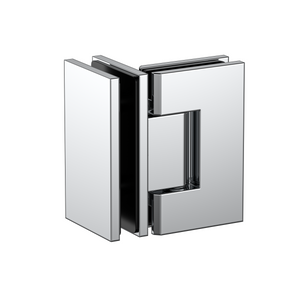 Boston 90 Degree 6-8mm Glass to Glass Hinge - Polished Chrome