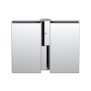 polished chrome bi-fold hinge