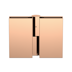 Boston Heavy Duty Glass to Glass Left Hand Bifold Hinge Polished Rose Gold