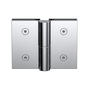 Boston Heavy Duty Glass to Glass Left Hand Bifold Hinge Polished Chrome