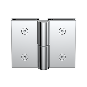 Boston Heavy Duty Glass to Glass Left Hand Bifold Hinge Satin Chrome
