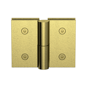 Boston Heavy Duty Glass to Glass Right Hand Bifold Hinge Brushed Brass
