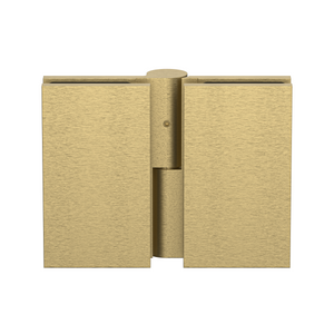 Boston Glass to Glass Right Hand Bifold Hinge Soft Gold Brushed