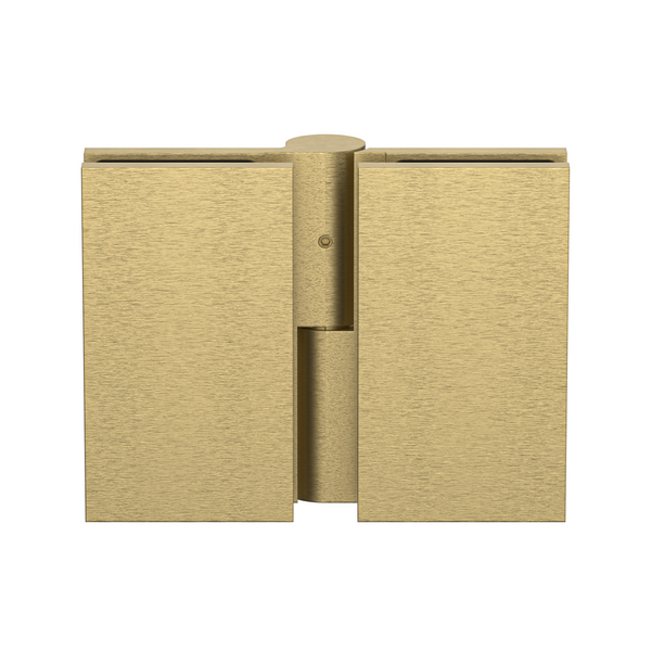 Boston Glass to Glass Right Hand Bifold Hinge Soft Gold Brushed