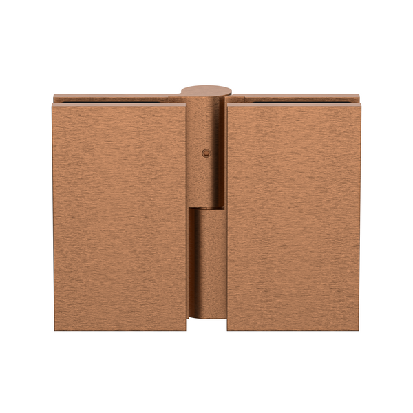 Boston Heavy Duty Glass to Glass Right Hand Bifold Hinge Brushed Rose Gold