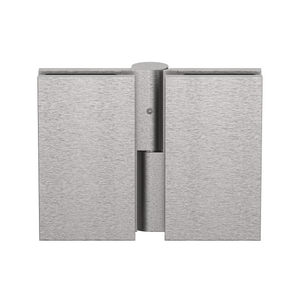 Boston Heavy Duty Glass to Glass Right Hand Bifold Hinge Satin Nickel