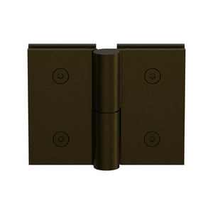 Boston Glass to Glass Right Hand Bifold Hinge Antique Brass
