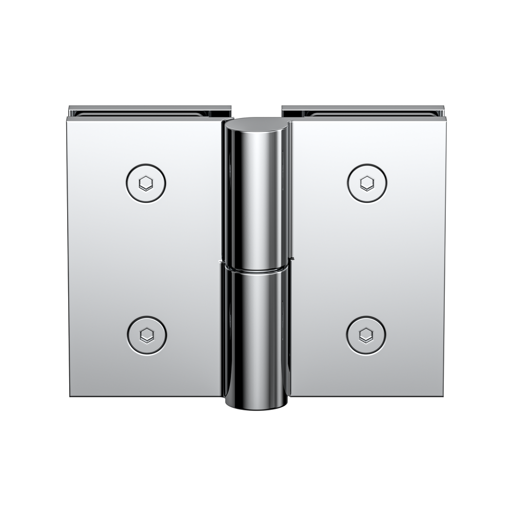 Boston Glass to Glass 180 Degree Right Hand Bifold Hinge Polished Chrome