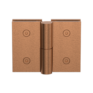 Boston Heavy Duty Glass to Glass Right Hand Bifold Hinge Brushed Rose Gold